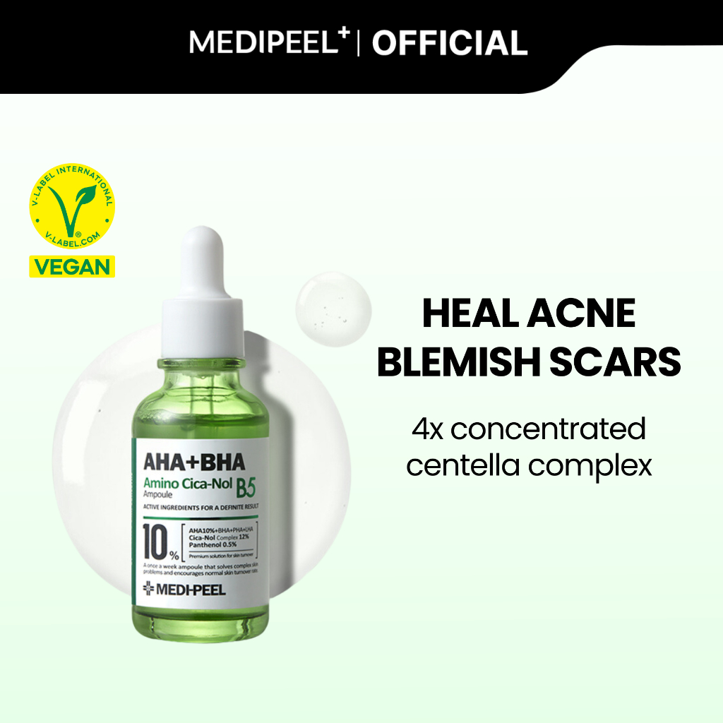 MEDIPEEL AHA BHA Amino Cica-Nol B5 Ampoule 30ml | Shopee Philippines