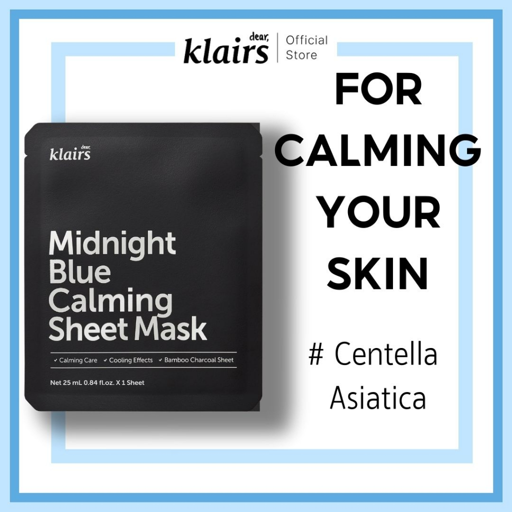 Klairs Midnight Blue Calming Sheet Mask 10pcs main image 0