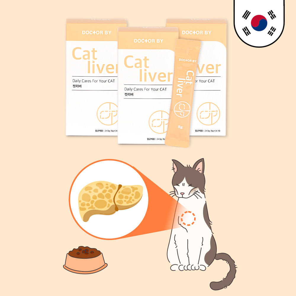 DOCTORBY CAT LIVER pet liver cat supplement churu wet food treat stick