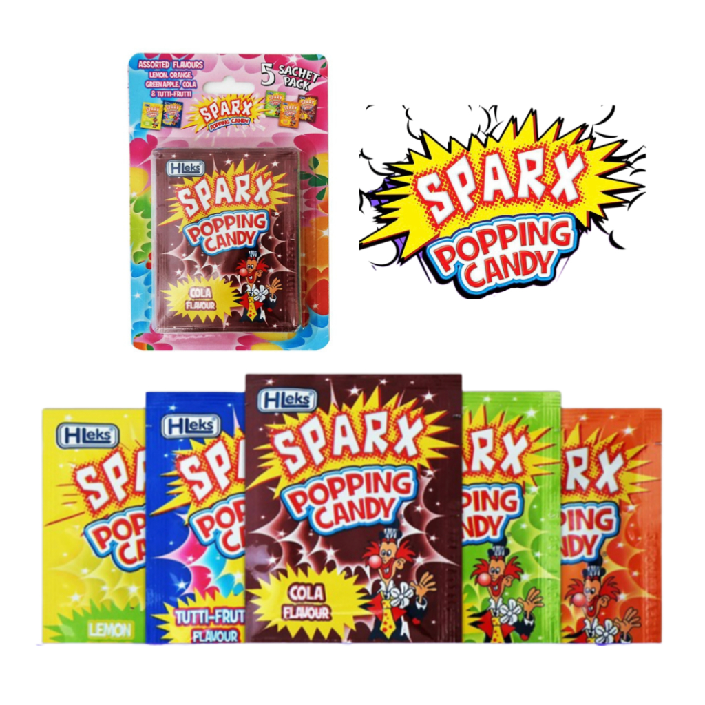 [Sparx] 5 Bundle Sparx Popping Candy | 5 Flavours | Halal Candy ...