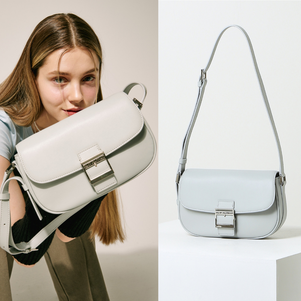 【JILLSTUART】☆[ZOEY] COW LEATHER LOGO BUCKLE CROSS BA.G JILLSTUART】☆[ZOEY] COW LEATHER LOGO BUCKLE CROSS BA.G