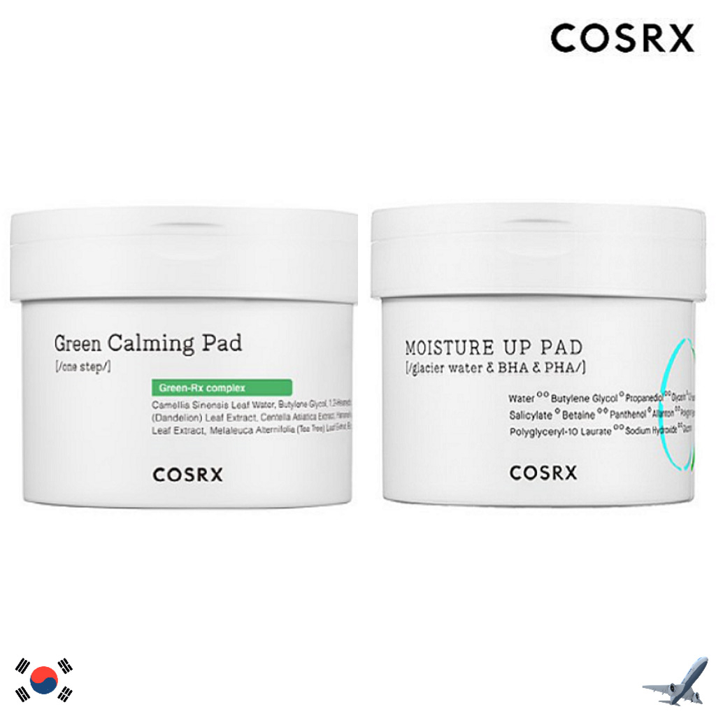 COSRX One Step GREEN CALMING PAD 70 Pads MOISTURE UP PAD 70 Pads (140ml ...