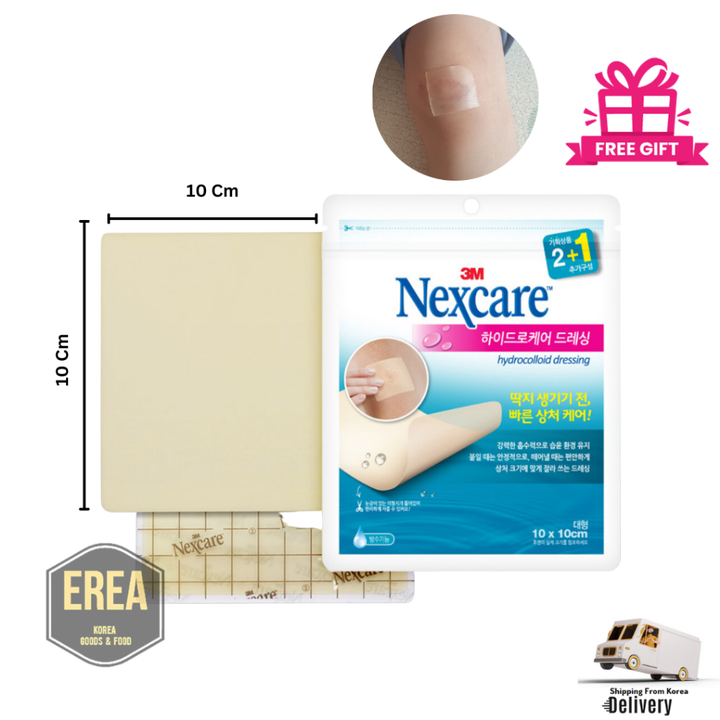 3M Nexcare hydrocolloid dressing Large 3Pcs X 10cm X 10cm | Shopee ...