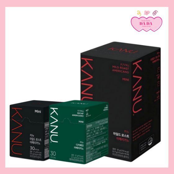 KANU Americano Coffee MINI Mild/Dark Roast/Decaf 0.9g 10T/30T/90T ...