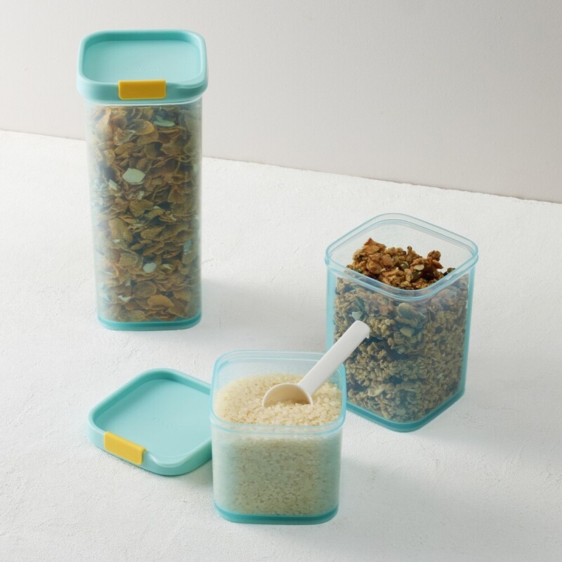 LocknLock Freezer Fit Door Pocket 3P Set Containers Case 600ml 900ml 1 ...