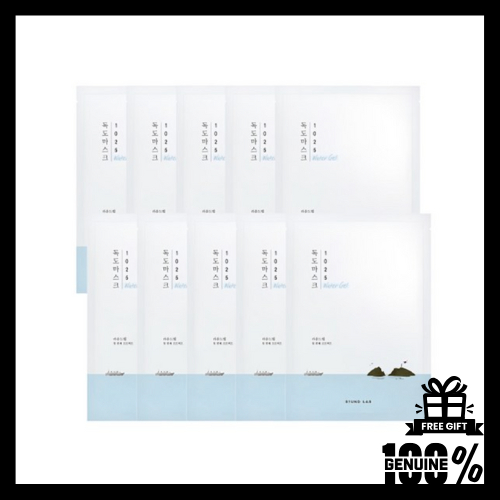 Round Lab 1025 Dokdo Hydrating Water Gel Mask 10 Sheets Shopee 