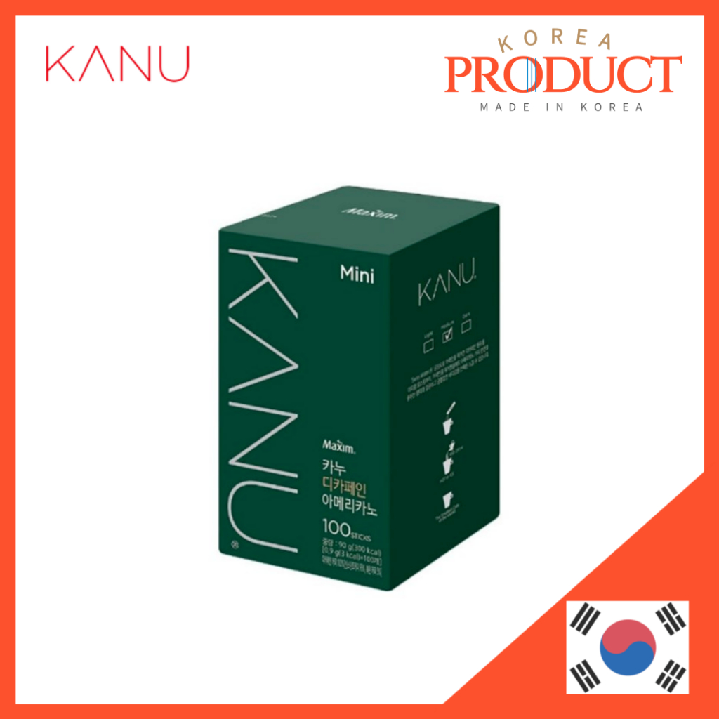 DONGSUH KANU Decaf Americano Mini 0.9g x 100 Decaffeinated Americano ...