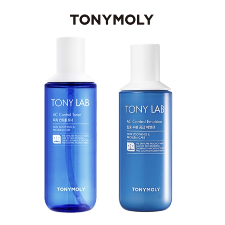 [TONYMOLY] Tony Lab AC Control Toner/Emulsion | Shopee Philippines