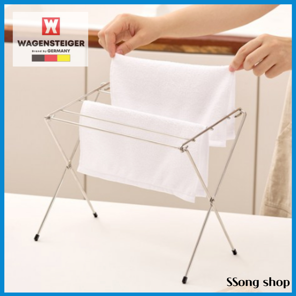 Wagensteiger Stainless Steel Dishcloth Drying Rack – Foldable, Non-Slip ...