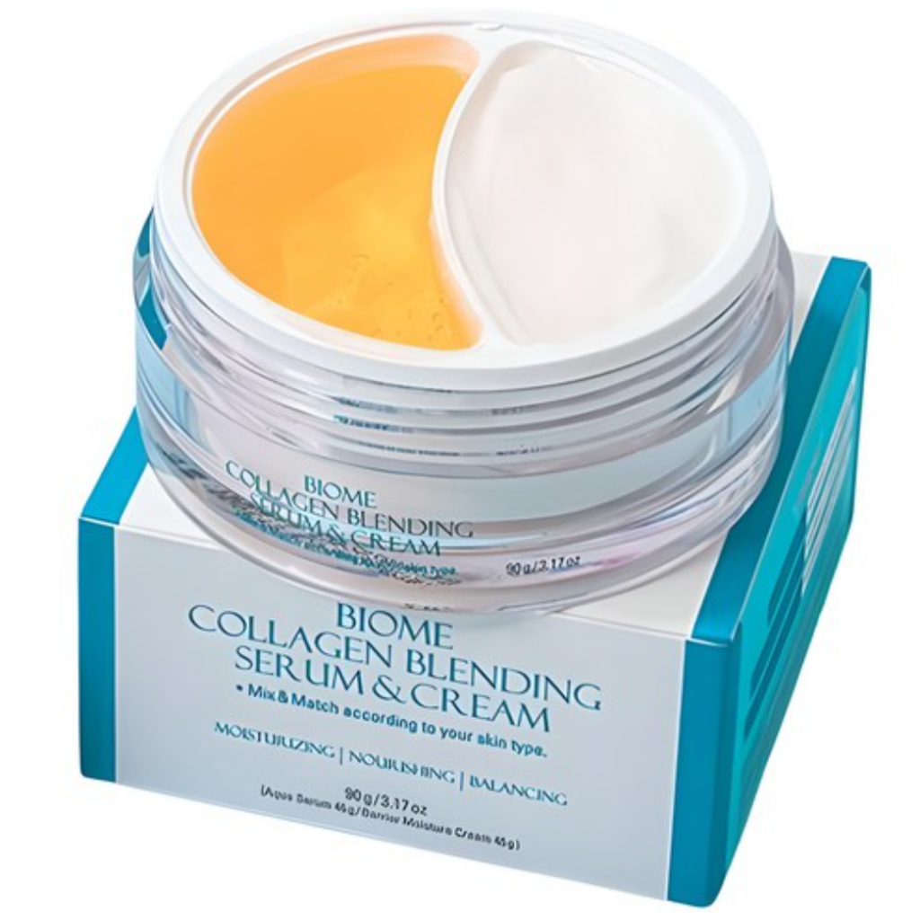 Pretti Biome Collagen Blending Half & Half Serum & Cream 90g | Shopee ...