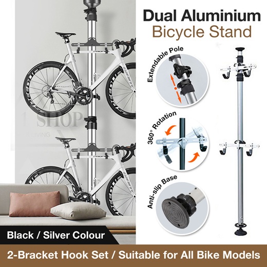 (Aluminum Hanger) DUAL & TRIO Bicycle Rack / Bicycle Rack Hanger Triple ...
