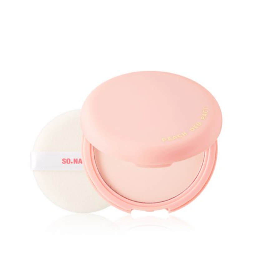 So Natural Peach Peach Deo Pact, Powder-Type Deodorant 10g | Shopee ...