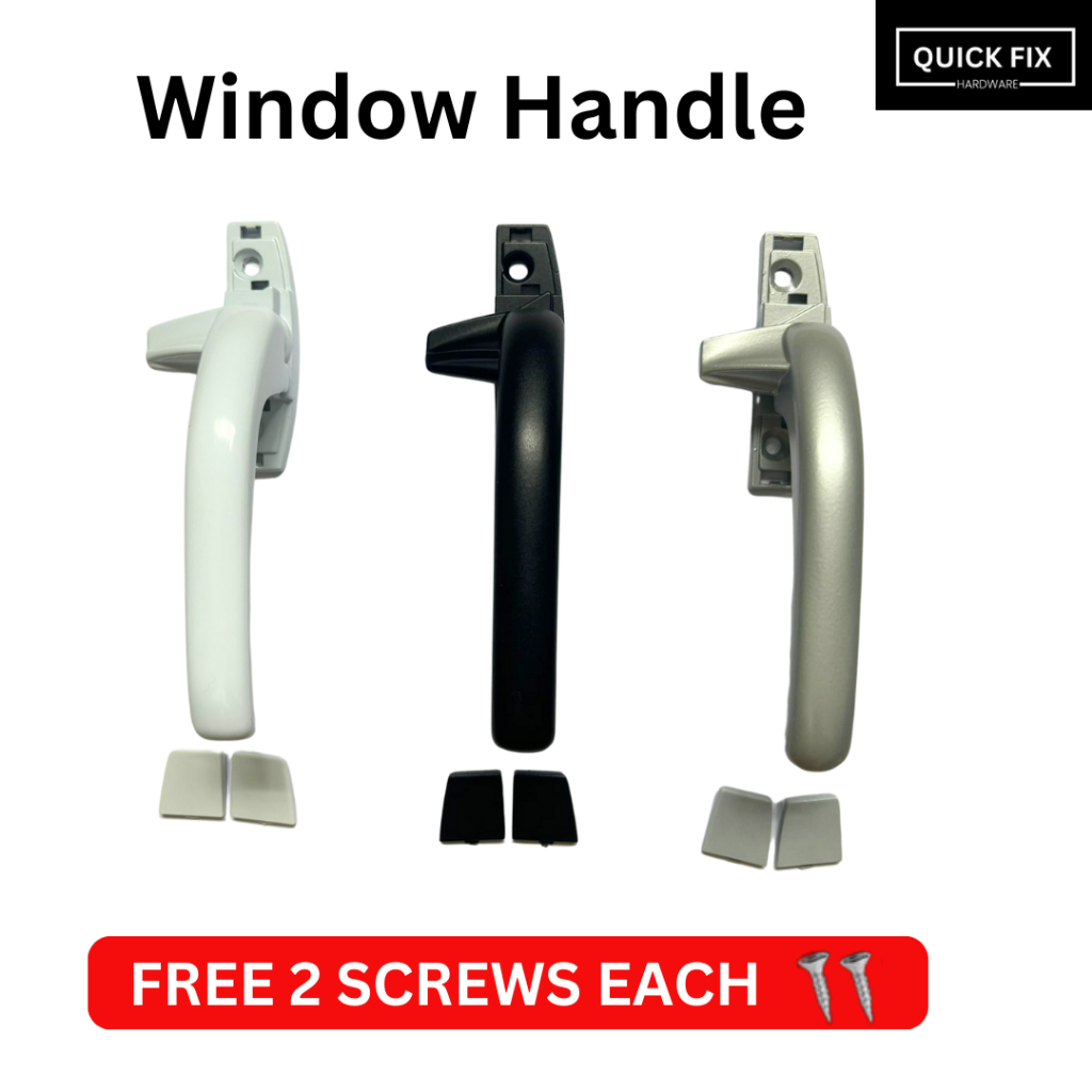 HDB Window Locking Handle Cast Iron (Black/White/Silver) | Shopee ...