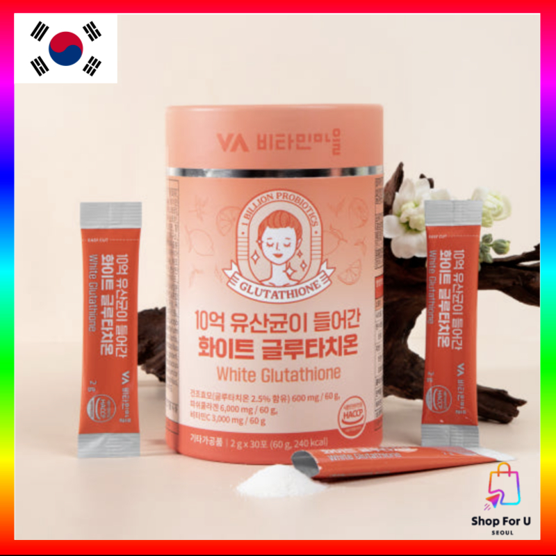 vitamin village glutathione Vitamin Village] White Glutathione with 1 Billion Lactobacilli 2g x 30P  Crystal White Tomato