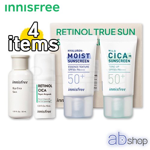 [Innisfree] Retinol True Sun Kit (4items) | Shopee Philippines
