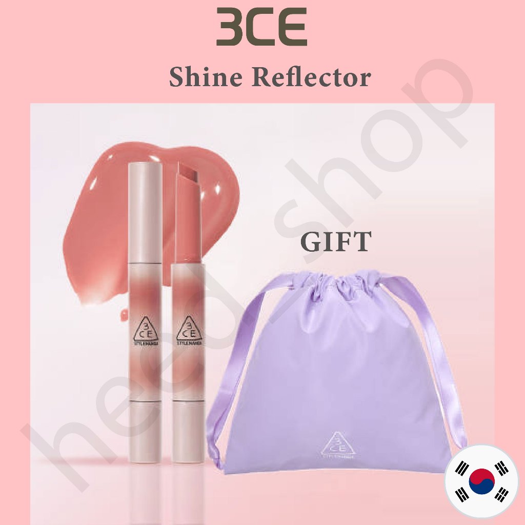NEW [ 3CE ] Shine Reflector Lip Stick / 1.7g / 7colors | Shopee Philippines
