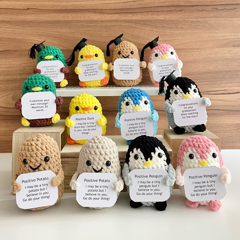 [ SG Shop] Graduation Customised Positive Potato I Emotional Support ...