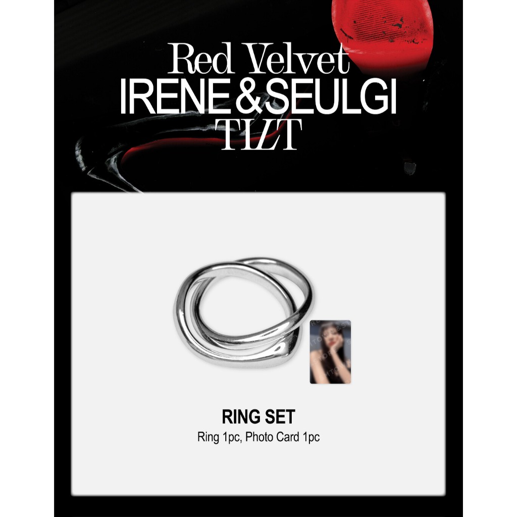 RED VELVET IRENE & SEULGI [TILT] Official MD / RING SET | Shopee