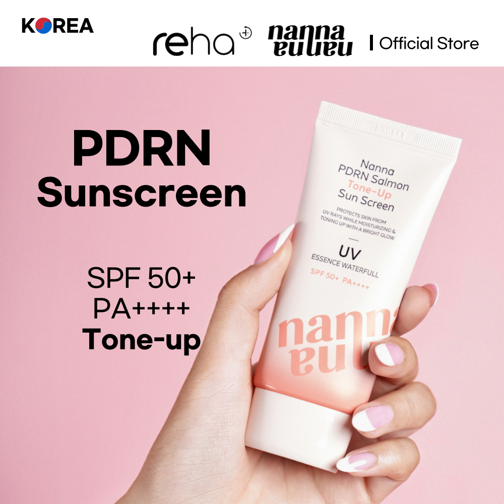 Nanna PDRN Salmon Tone-Up Sunscreen SPF 50+ PA++++ 50ml | Shopee ...