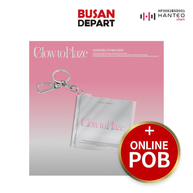 [ONLINE POB]KANG DANIEL The 6th Mini Album [Glow to Haze] MINI CD ...