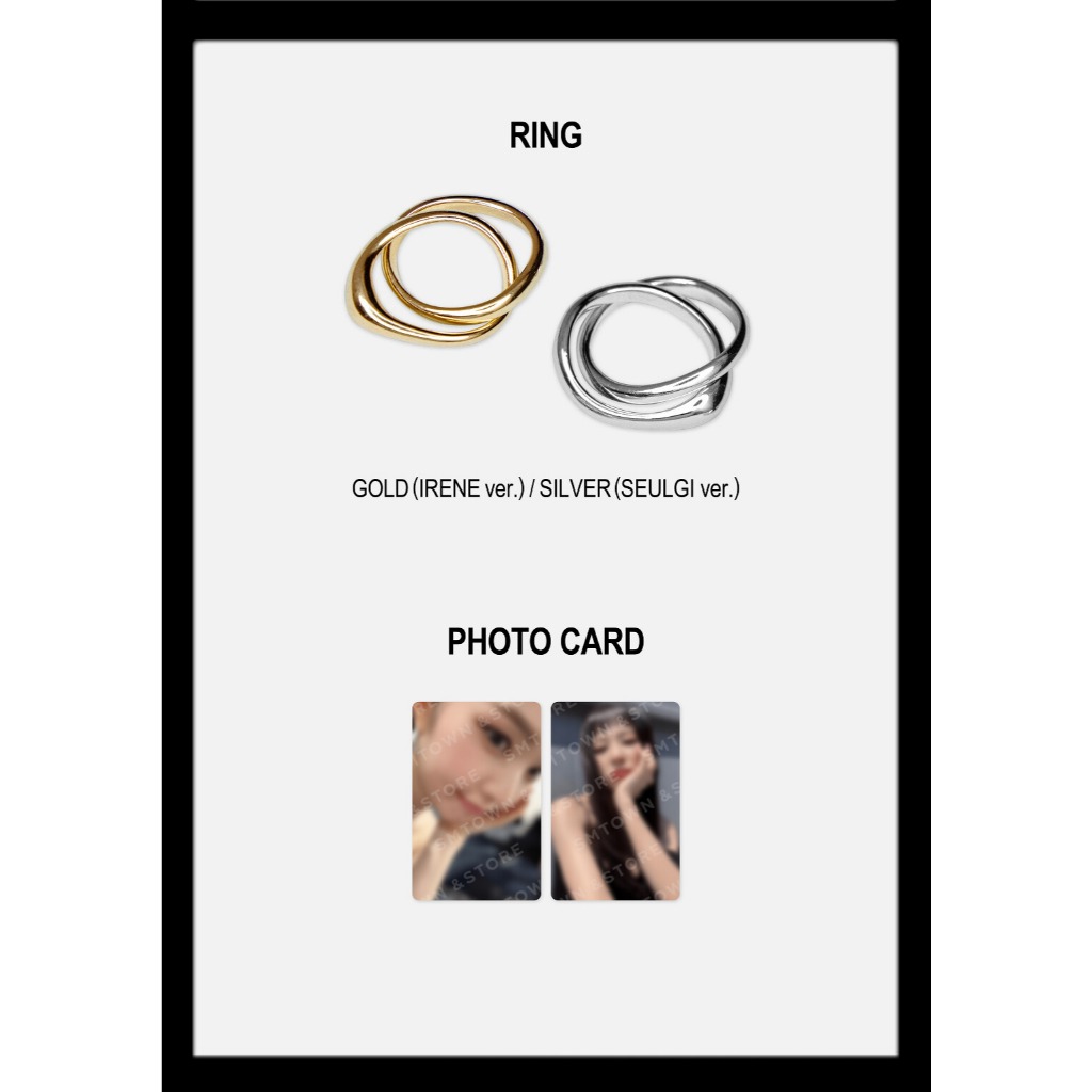 RED VELVET IRENE & SEULGI [TILT] Official MD / RING SET | Shopee