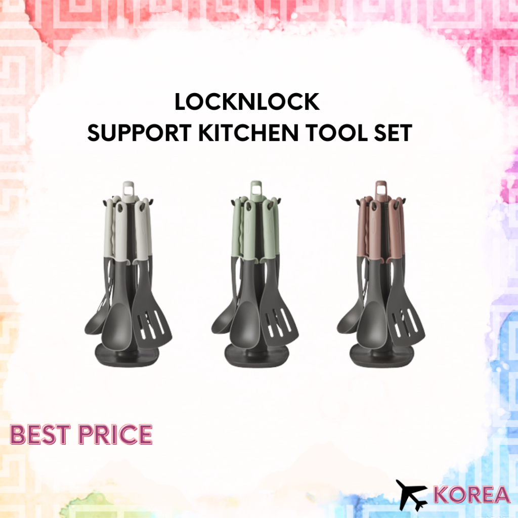 LocknLock SUPPORT Kitchen Tool Cooker Set with Stand Holder | Shopee ...