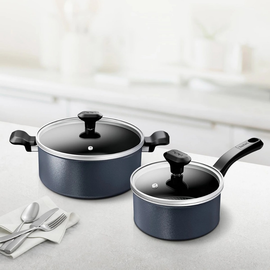 TEFAL EASY EXPERT Nonstick IH Induction Pot Saucepan 2P Set | Shopee ...