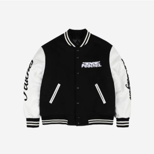 LE SSERAFIM [LE SSERAFIM x Peaches.] VARSITY JACKET | Shopee