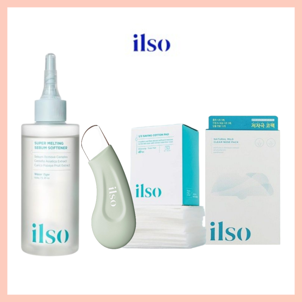 [ILSO] Facial Care Collection (Sebum Softener Set / Blackhead Remover ...