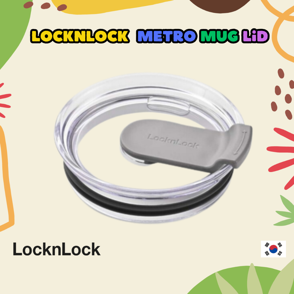 [LocknLock] Metro Mug Lid /355ml/475ml/600ml | Shopee Philippines