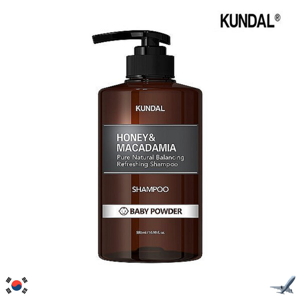KUNDAL HONEY AND MACADAMIA NATURE SHAMPOO BABY POWDER 500ml Shopee