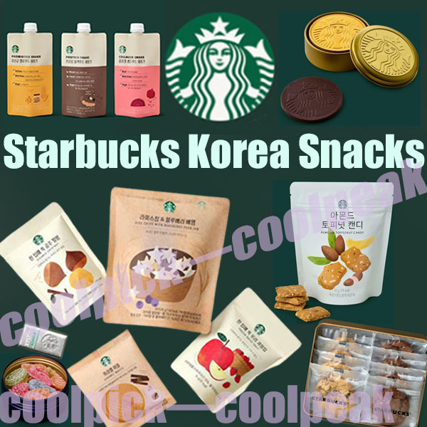 [ Starbucks Korea snacks collection ] almond toffee candy cookies