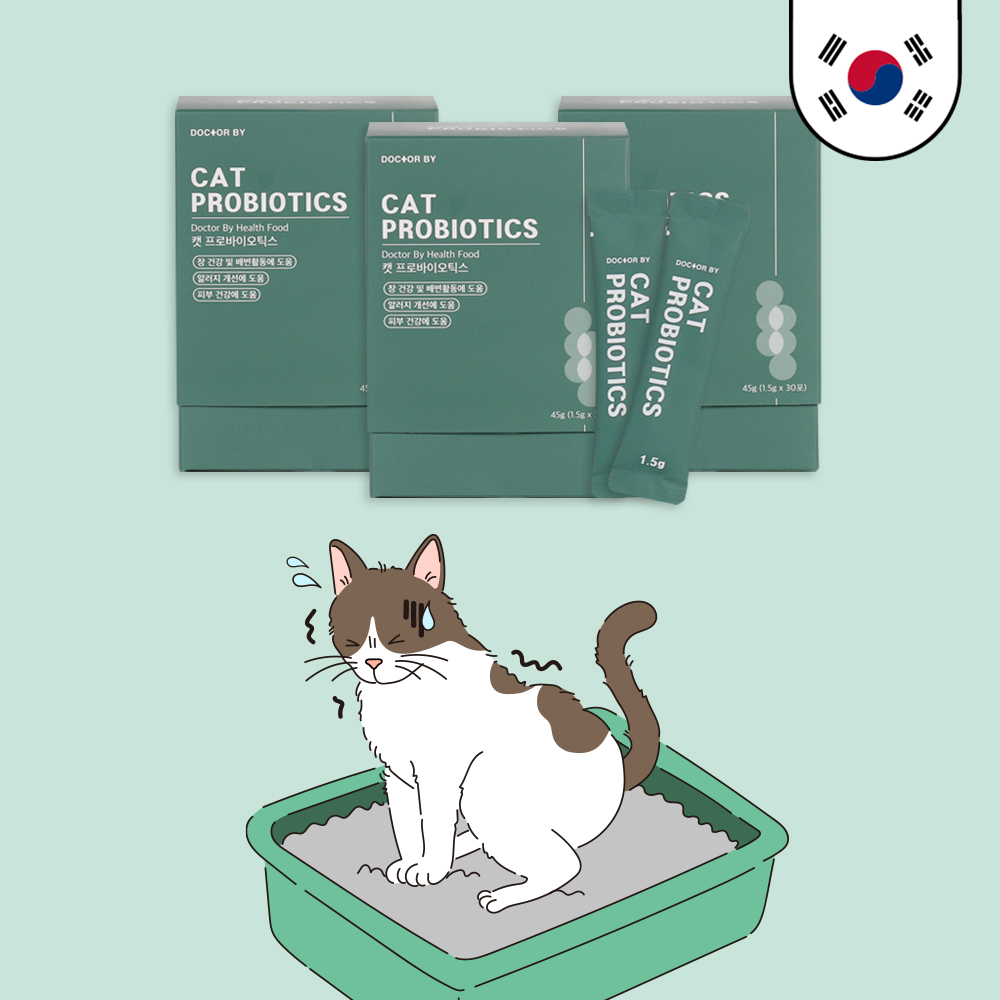 DOCTORBY CATPROBIOTICS Pet Cat Diarrhea Constipation Digestion
