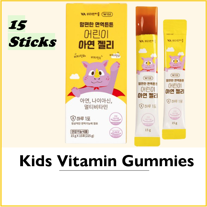 Kids Jelly Sticks 15g x 15p Zinc, Calcium, MultiVitamin Constipation