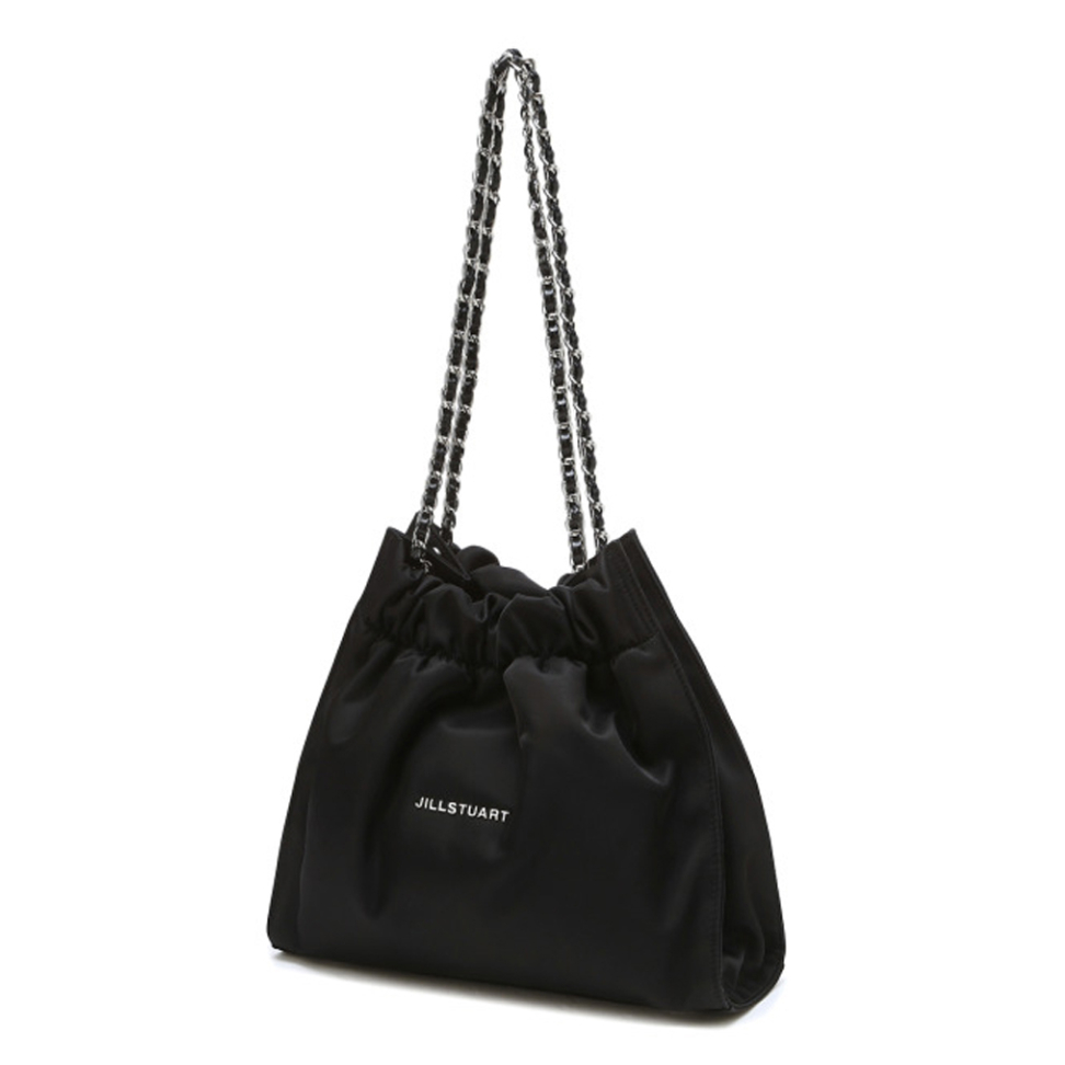 ★JILLSTUART★COCO CHAIN SILVER DECORATED NYLON CHAIN BAG M JillStuart 新款Silver decorated nylon chain shoulder bag