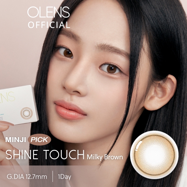 OLENS Official NewJeans Pick Shine Touch 1Day 10P Milky Brown Colored
