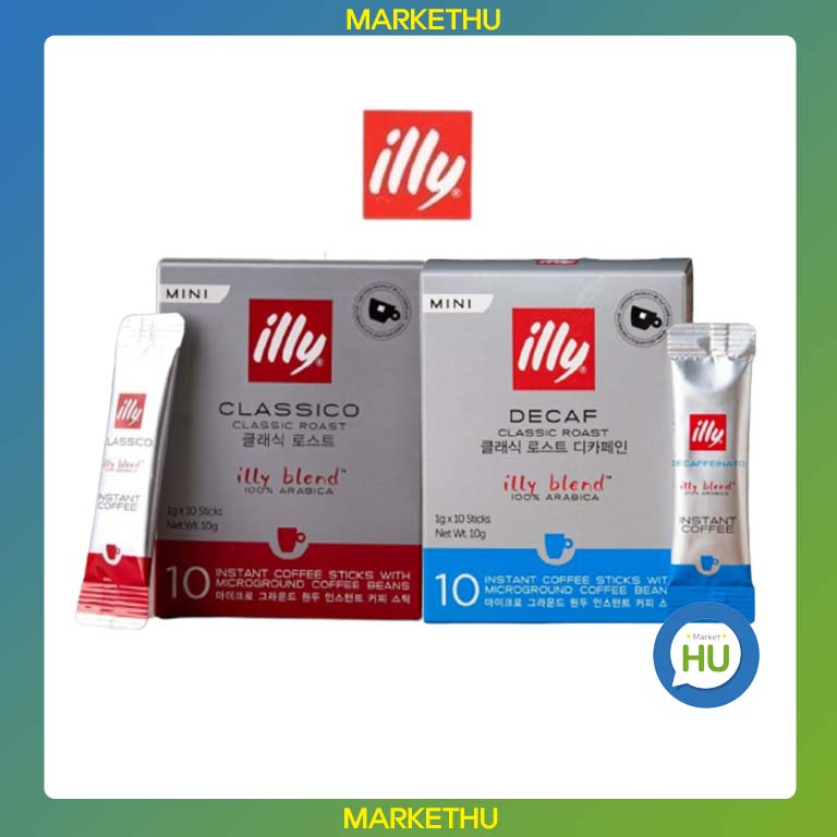 Illy Classic Roast, Decaf Mini 10T Stick/Instant Coffee Shopee