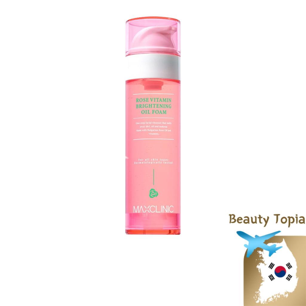 MAXCLINIC ROSE VITAMIN Doppelreinigungsschaum 110g – Make-up-Entferner Mit Rosenöl & Vitaminen