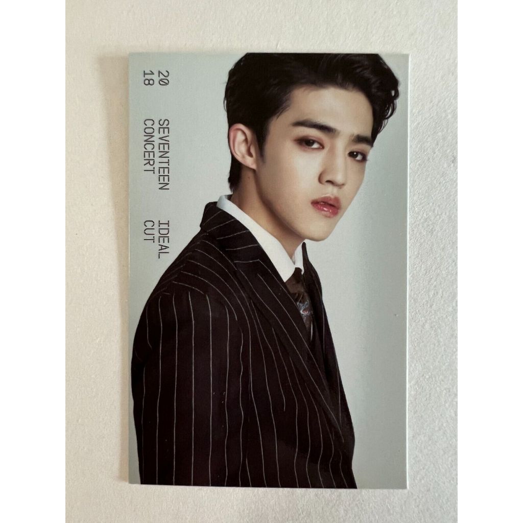 Seventeen 2018 Concert Ideal Cut Official Photocard - Jun Wonwoo