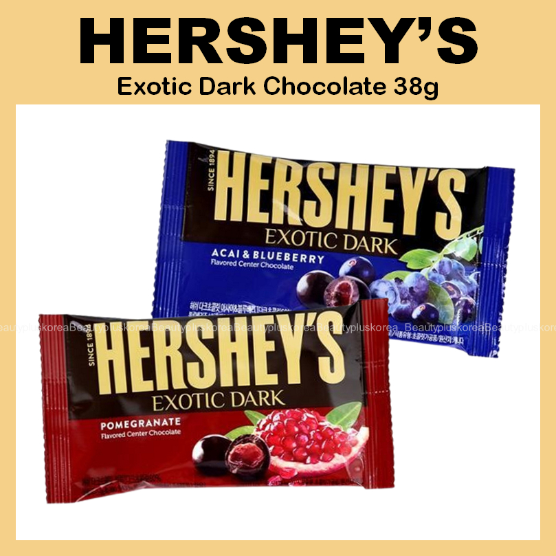 [HERSHEY'S] Exotic Dark Chocolate 38g 1p/3p (Acai & Blueberry ...