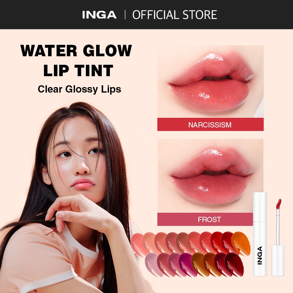 INGA Water Glow Lip Tint (13 colors) Shopee Philippines
