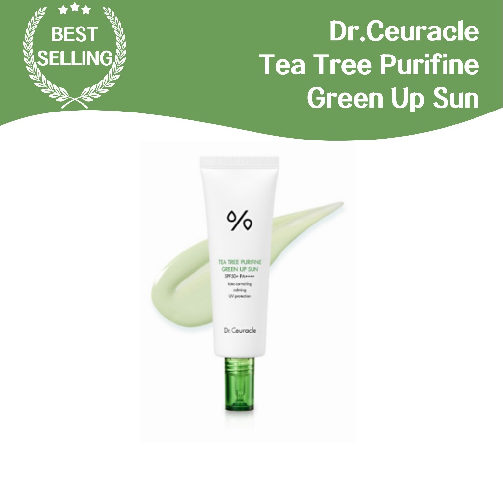 Dr. Ceuracle Tea Tree Purifine Green Up Sun 50ml (SPF 50+/ PA++++) UV ...