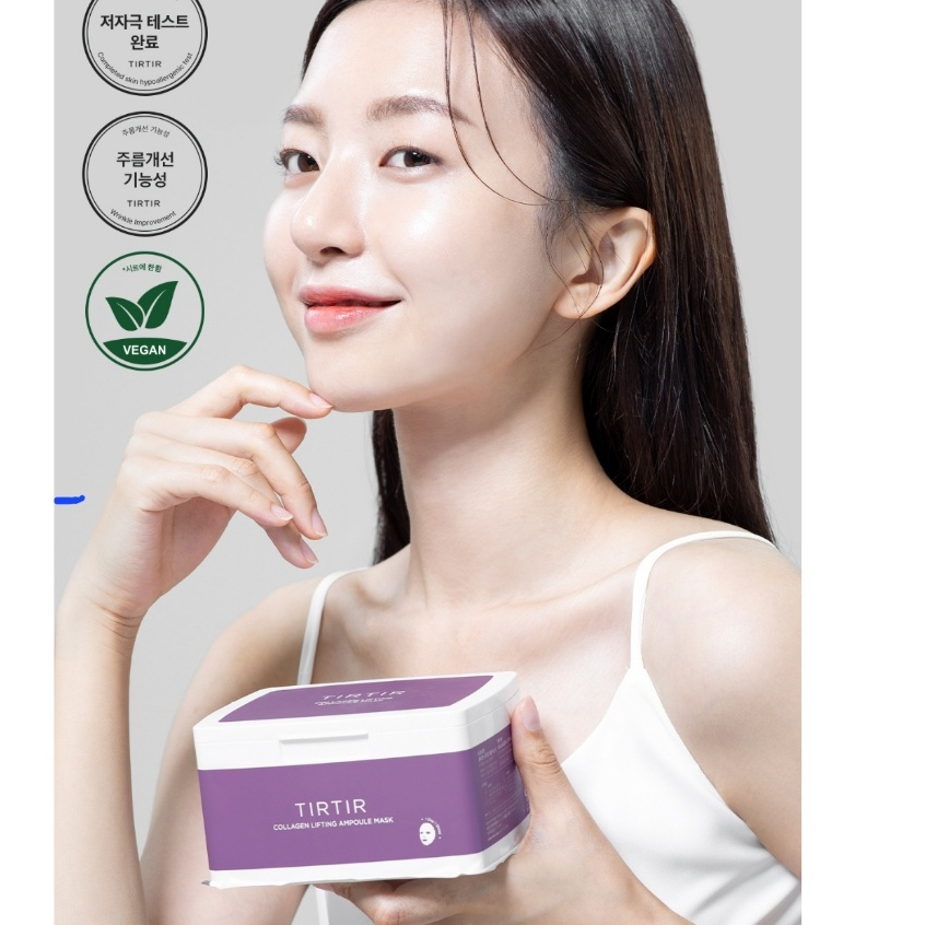 Tirtir Collagen Lifting Ampoule Mask (30 sheets / 350 g / 10.93 oz ...