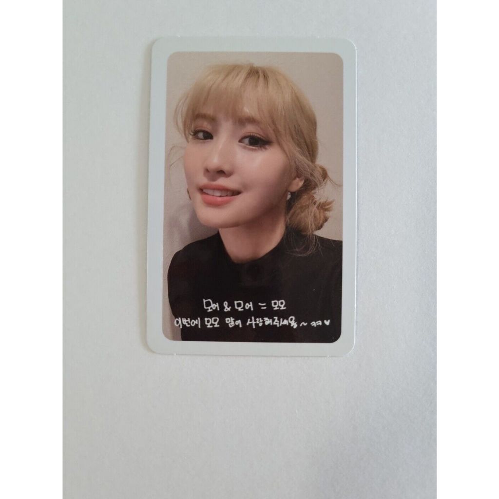 Kpop Twice 9th Mini Album More And More Official Photocard Photo Card Momo Nayeon Jihyo Shopee