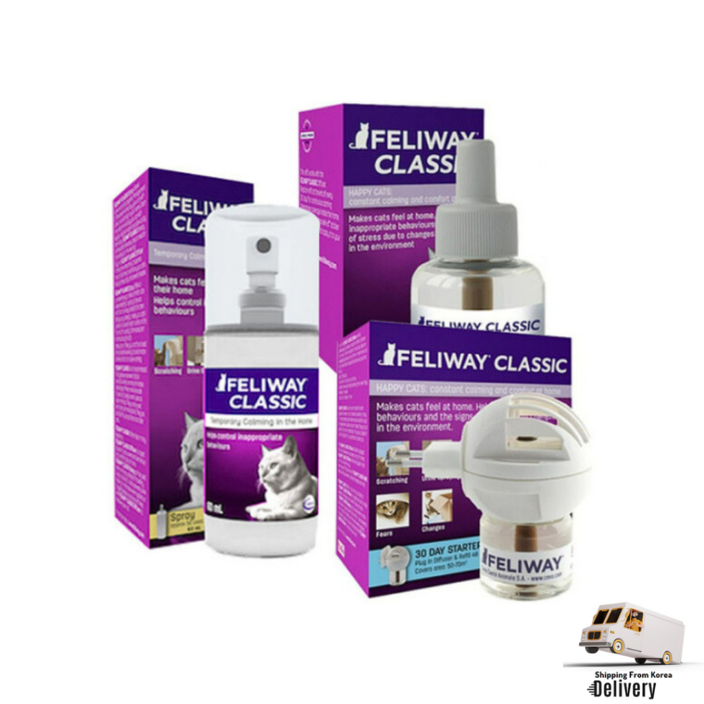 FELIWAY Classic Cat Pheromones Stress Relief Soothing Diffuser 30 Day ... - Feliway Pheromone Cat Collar With Stress Relief