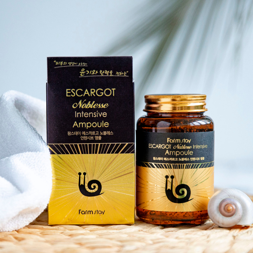 Farmstay Escargot Noblesse Intensive Ampoule 250ml | Shopee Philippines