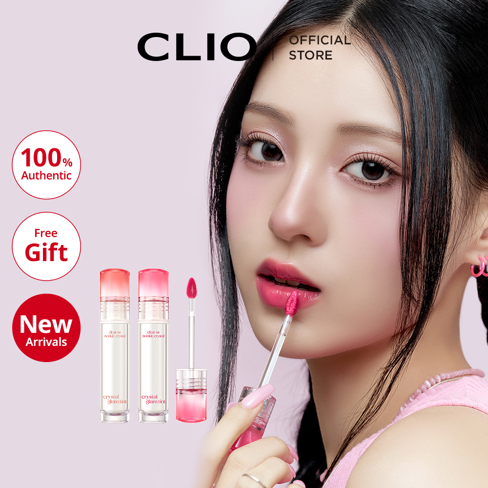 [CLIO] 4 New Colors Crystal Glam Tint (Watery Lip Gloss,Glow lip tint) Shopee Philippines