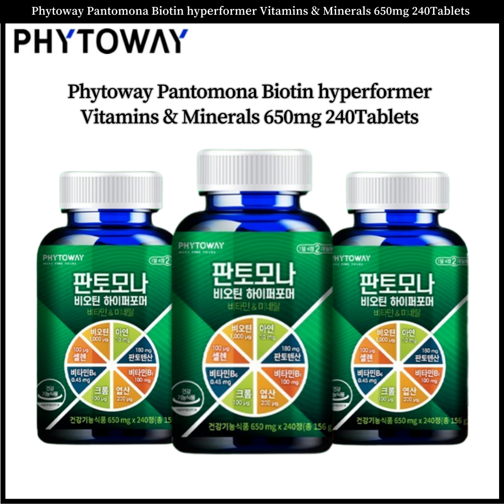 Phytoway Pantomona Biotin hyperformer Vitamins & Minerals 650mg