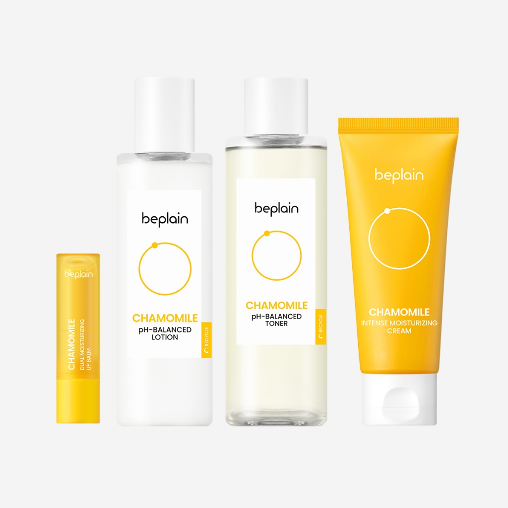 [beplain] Chamomile Collection : pH-Balanced Toner , Lotion , Intense ...