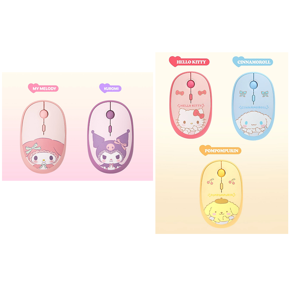 [ROYCHE] Sanrio Characters Multi-Pairing Wireless Mouse (MyMelody ...